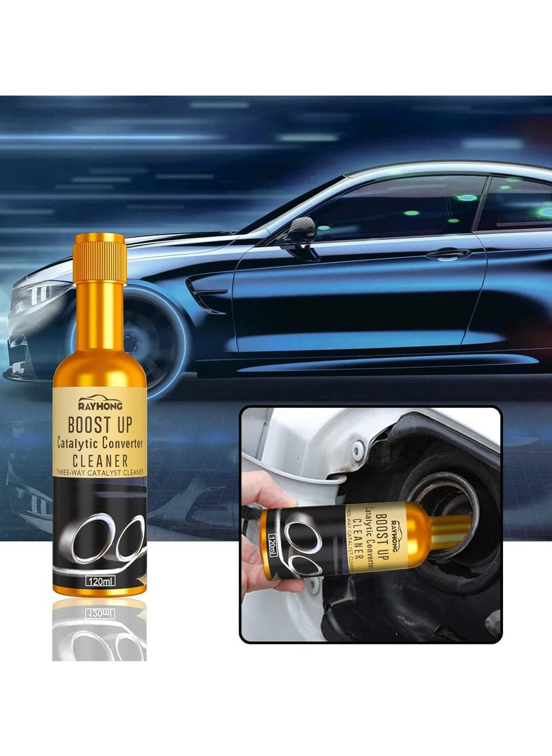 RAYHONG - 1Pcs BoostUp Catalytic Converter Cleaner - Lower Emission Levels, Better Engine Performance, Safe & Effective for Vehicles, Protect Engine, Clean The Entire System - Image 1