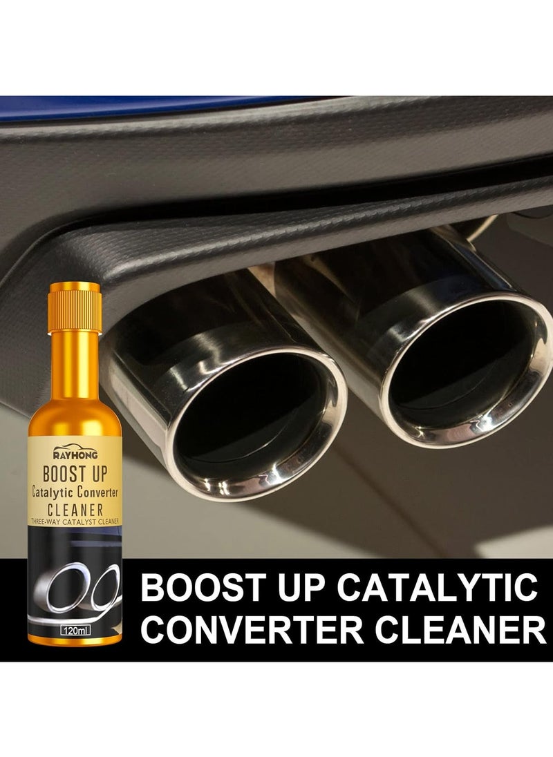 RAYHONG - 1Pcs BoostUp Catalytic Converter Cleaner - Lower Emission Levels, Better Engine Performance, Safe & Effective for Vehicles, Protect Engine, Clean The Entire System - Image 1