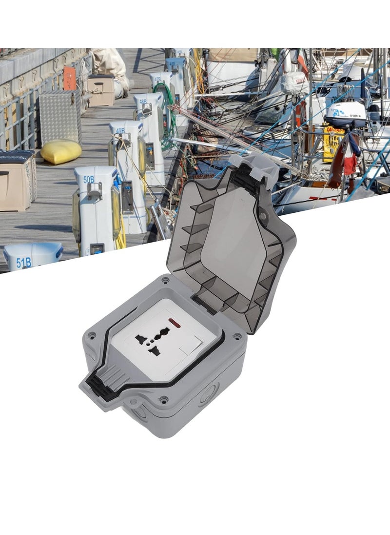 ABBASALI Outdoor Sockets Waterproof Single Socket  - Image 4