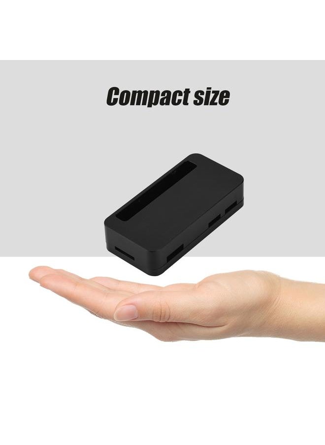Thoraya Ultra-thin Aluminium Alloy Enclosure Box Protective Case for Raspberry Pi Zero / Zero W Black  - Image 3