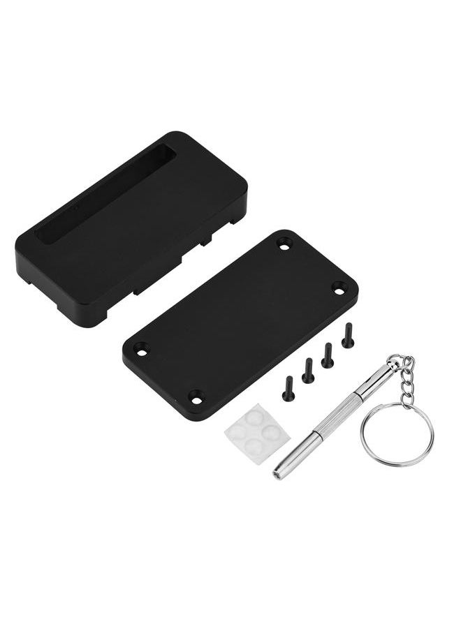 Thoraya Ultra-thin Aluminium Alloy Enclosure Box Protective Case for Raspberry Pi Zero / Zero W Black  - Image 1