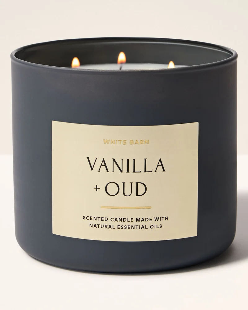 باث آند بودي وركس Vanilla & Oud 3-Wick Candle