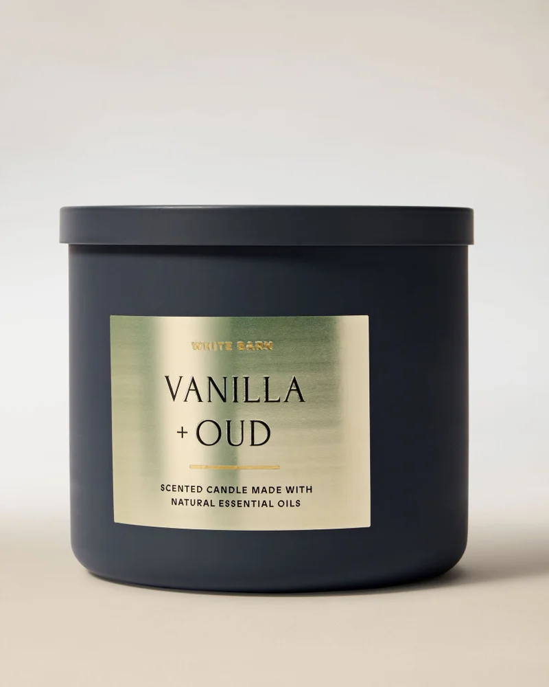 باث آند بودي وركس Vanilla & Oud 3-Wick Candle
