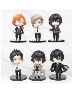 General Bungo Stray Dogs model figure Dazai Osamu Nakajima Atsushi cake car ornaments blind box gashapon doll toy suitable for fans and friends gifts  - Image 1