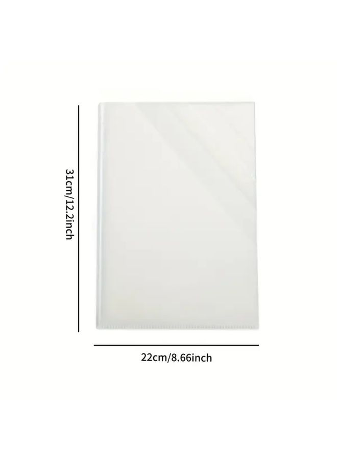 L Type Upgraded Six Layer Insert Transparent A4 Document Organizer With Index Stickers - Image 2