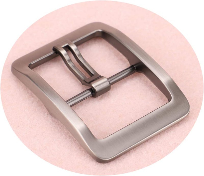 McFanBe 1.5 Inches (38-40 mm) Belt Buckle Single Prong Square Replacement Buckle for Men Women Belt - Image 2