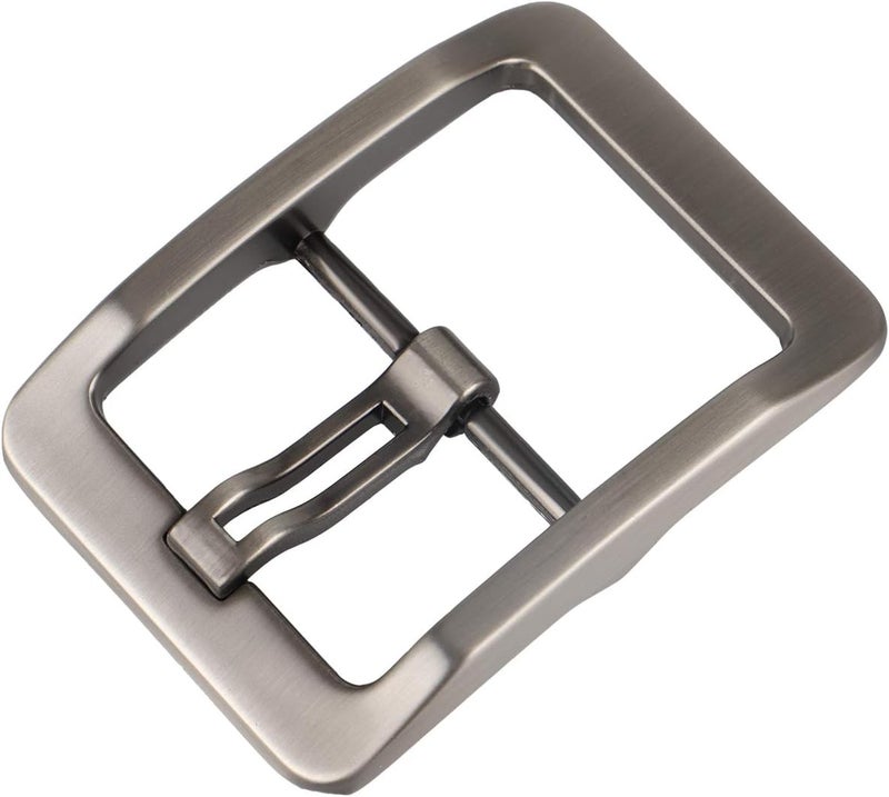 McFanBe 1.5 Inches (38-40 mm) Belt Buckle Single Prong Square Replacement Buckle for Men Women Belt - Image 1