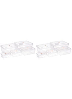 Aristo Aristo Kitty Plastic Storage Container - Set of 5, Color May Vary (Pack of 2)  - Image 1