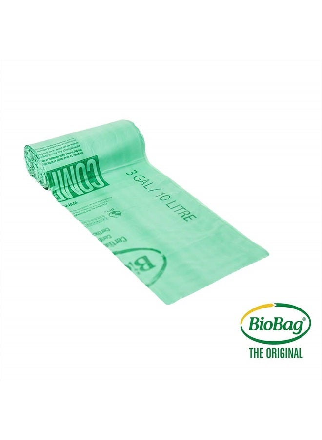 Biobag Premium Compostable Food Scrap Bags, 3 Gallon, 25 Count  - Image 3