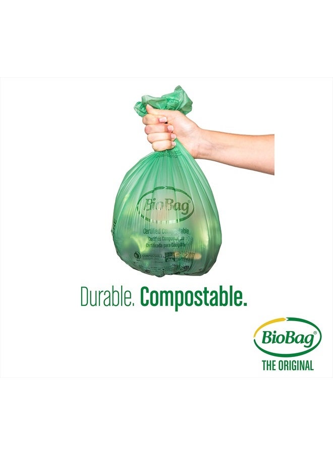 Biobag Premium Compostable Food Scrap Bags, 3 Gallon, 25 Count  - Image 4