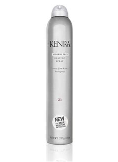 Kenra Professional Kenra Shaping Spray 21 Alcohol Free Hairspray Max Moisture Retention Extra Firm Hold & High Shine Optimal Working Time All Hair Types 8 Oz  - Image 1