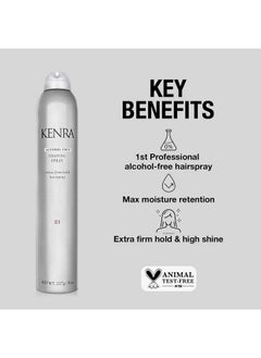 Kenra Professional Kenra Shaping Spray 21 Alcohol Free Hairspray Max Moisture Retention Extra Firm Hold & High Shine Optimal Working Time All Hair Types 8 Oz  - Image 2