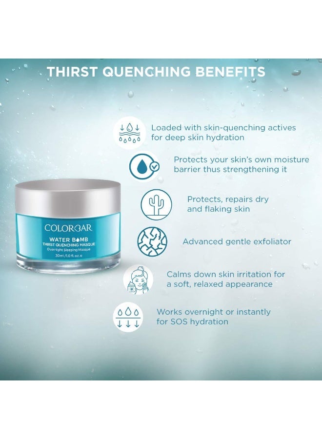 Colorbar Thirst Quenching Masque, 30 ml | Hydrating | Natural | Vita Biorhythm | Castor Seed Oil - Image 4