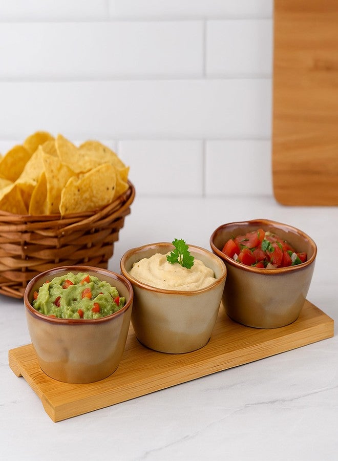 هوم إسنشالز مجموعة هوم إسينشالز من 3 أوعية سيراميك متعددة الاستخدامات - آمنة للاستخدام في الميكروويف وغسالة الصحون | مثالية للوجبات الخفيفة والأرز والعدس والسلطة وغيرها | خيار هدية مناسب لعيد ديوالي والذكرى السنوية - Image 1