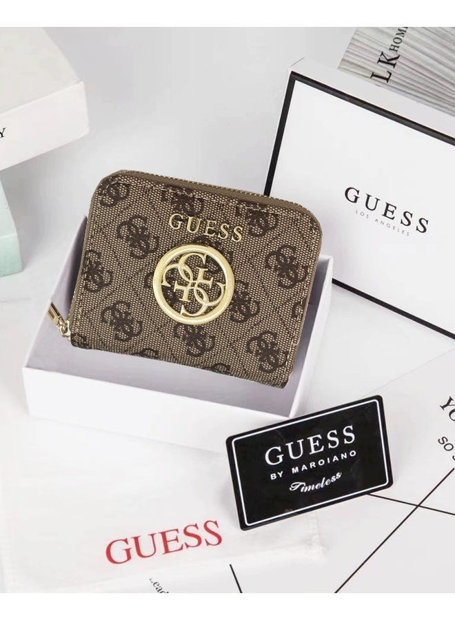 جيست المرأة محفظة سستة قصيرة صغيرة ، محفظة عملة ، محفظة - Image 1