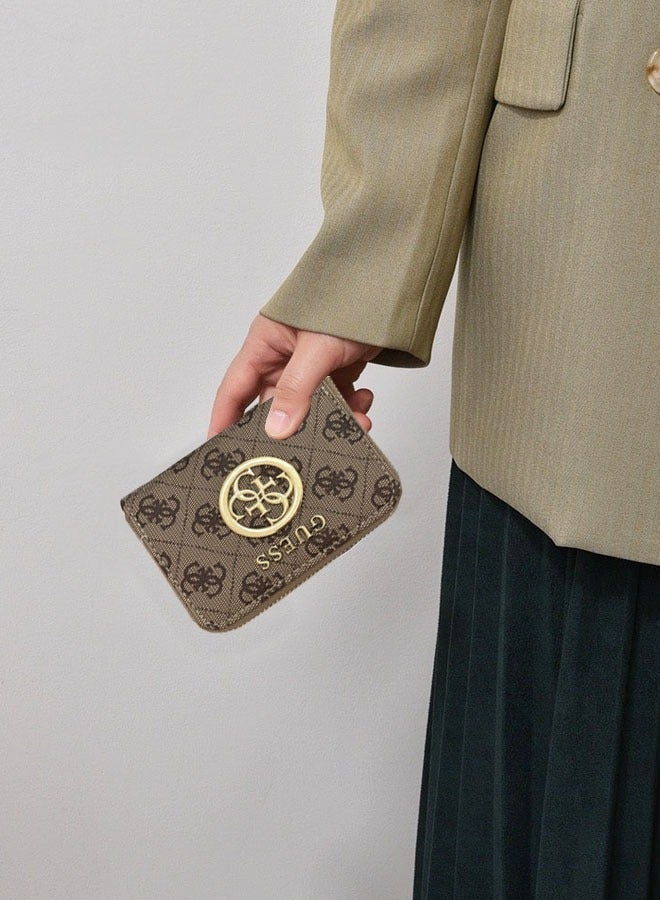 جيست المرأة محفظة سستة قصيرة صغيرة ، محفظة عملة ، محفظة - Image 2