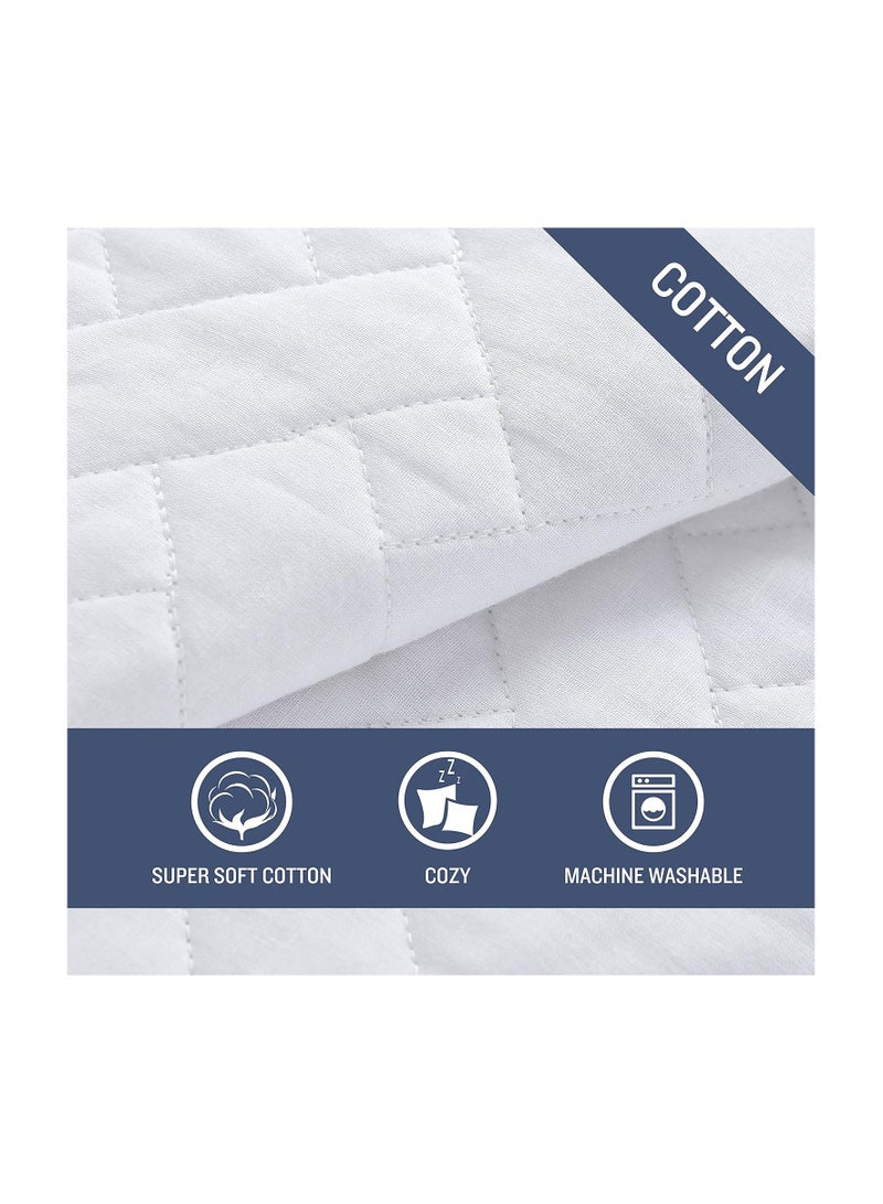 Tommy Bahama - Twin Quilt Set, Soft Bedding with matching Sham, Lightweight Home Decor for All Seasons (Chevron White, Twin) - Image 4