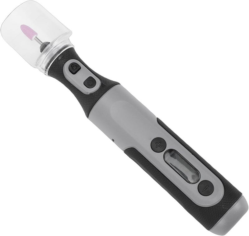 Cordless Electric Polisher, Rechargeable Li Battery Polisher, Non Slip Grip with Adjustable Speed & Lightweight Design, 1300mAh Battery (4V Digital Display 8 Speeds 25 Pieces Set) - Image 2
