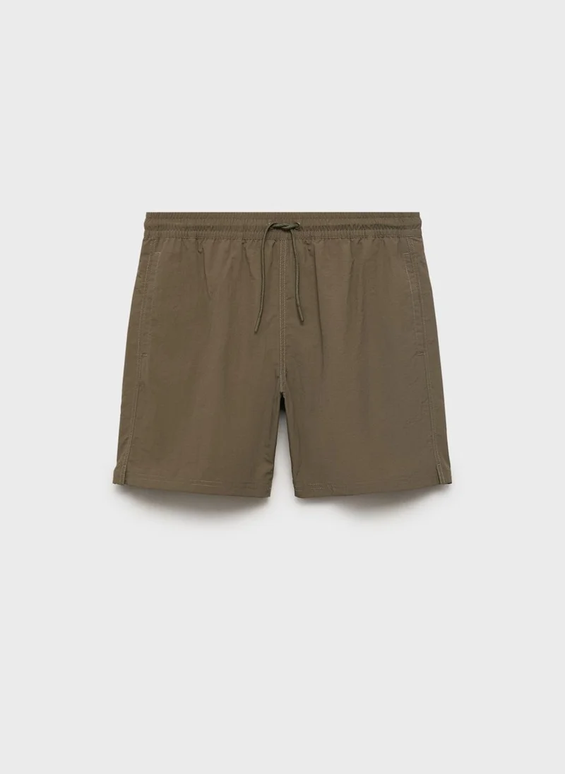 Mango Man Basic Drawstring Swimsuit