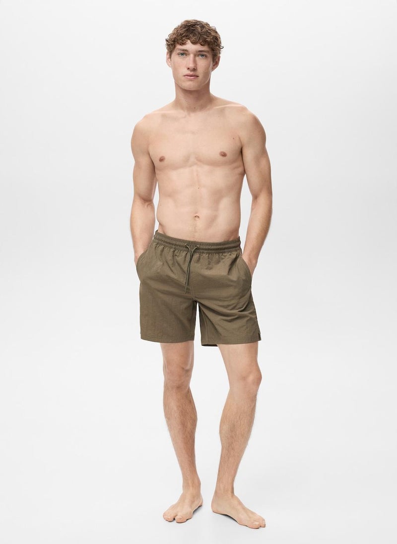 Mango Man Basic Drawstring Swimsuit  - Image 4