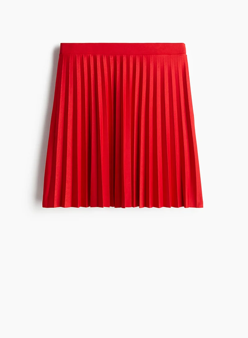 اتش اند ام Pleated Jersey Skirt