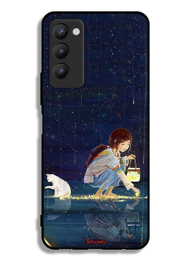 Tolwak Tecno Camon 18P Protective Case Cover Collecting Stars Art - Image 2