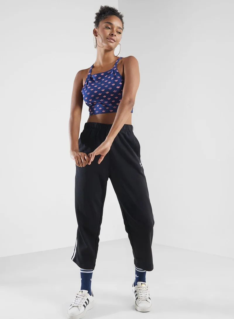 adidas Originals 3 Stripe Open Hem Sweatpants