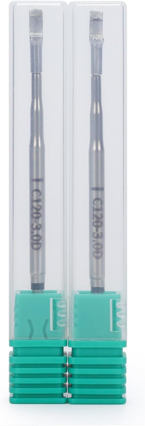 Yihua مجموعة رؤوس لحام YIHUA C120 متوافقة نوع 30D 2 قطع في زوج لمحطة لحام YIHUA 982DI و 982DIII 716C فقط - Image 1