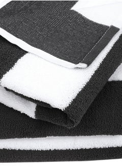 Status Contract Bath Towels | Coral Fleece Quick Dry Towel |Super Absorbent & Soft | Luxury Bath Towels with Hook | Microfiber Hair Towel for Men & Women |(Grey) (Set of 3), 350 TC, 60 X 120 Cm  - Image 5