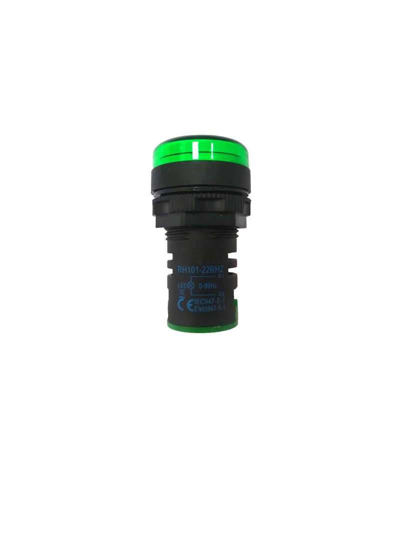 Frequency Panel Meter Digital 22mm 0-99Hz Green RH10122RHZGR  - Image 3