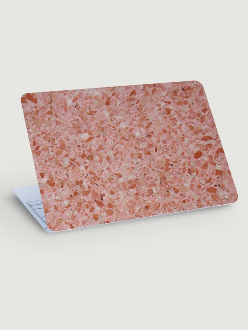 Kt Group Red-Pink Stone Patterns Laptop Sticker
