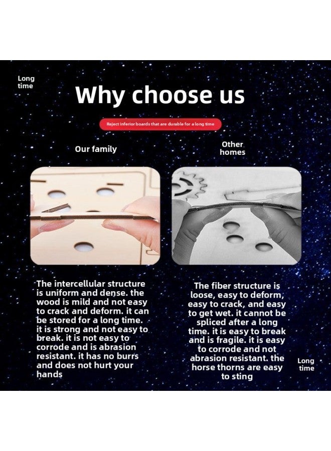 Loquat Hand-cranked Generator Disaster Relief Suit Children's Generator Emergency Equipment Science And Technology Students Materials Small Production Earthquake-Specifications:【colorful Star Lamp】 Free Ba - Image 4