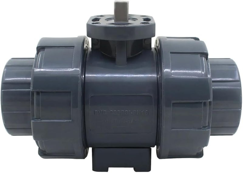 DN32 UPVC Pneumatic Actuator Electric Ball Valve For 1 Pipeline Plastic Globe Valve - Image 4