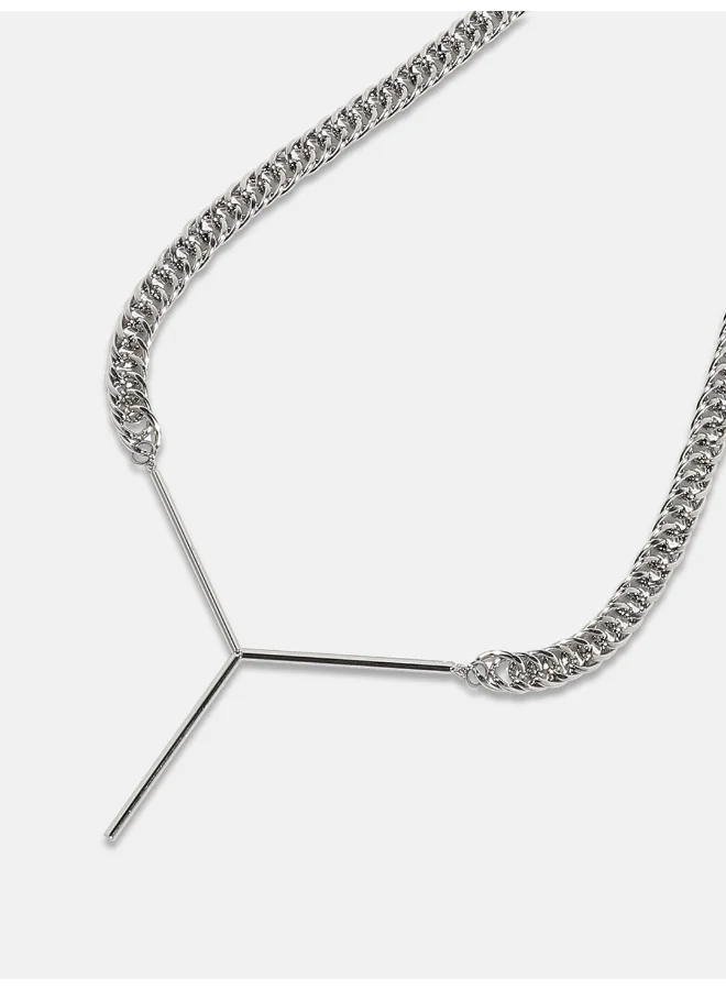 SOHI Chainlink Pin Artificial Necklace Jewellery