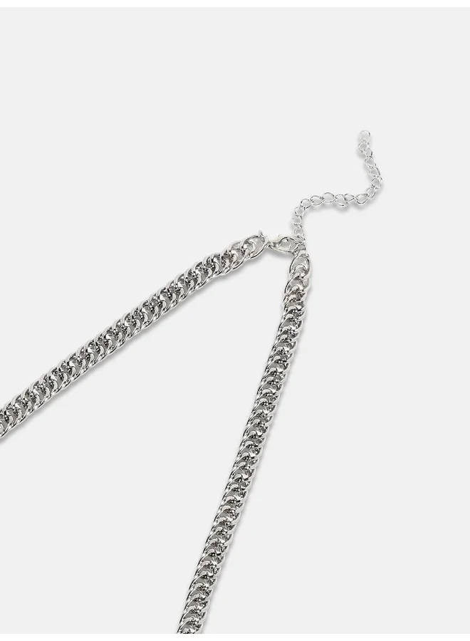 SOHI Chainlink Pin Artificial Necklace Jewellery