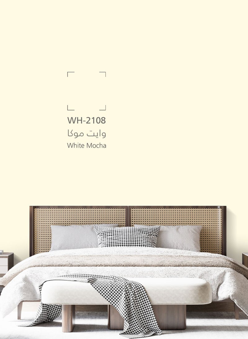 Jazeera Paints Green Interior Walls Paints Semi Gloss (color :White Mocha) 3L - Image 2