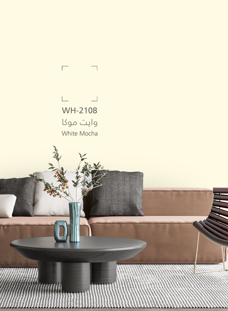 Jazeera Paints Green Interior Walls Paints Semi Gloss (color :White Mocha) 3L - Image 3