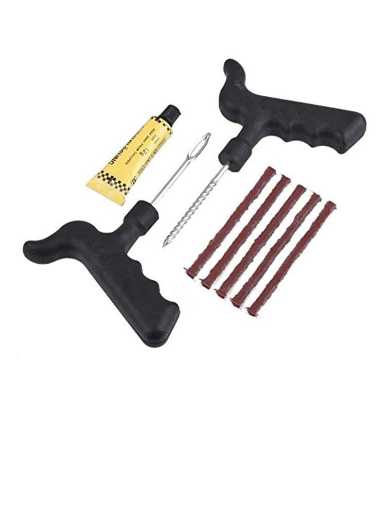 California formula-T California Dual Cylinder Car Air Compressor Ultra Extreme 4x4 300 LM 150 PSI Include Car Jack 1.5 Ton Booster Cable 500Amp 2.5 Mtr Deflator Cleaning Towels 3pcs 40x40cm  Gloves Carry Bag Combo Pack  - Image 5