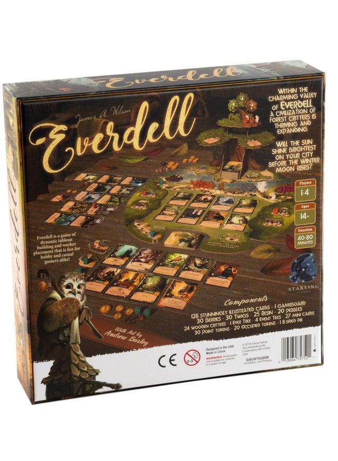 STARLING GAMES Everdell Standard Edition by Starling Games - 1-4 Player Game Where You Build a Woodland City Full of Adorable Critters - Image 2