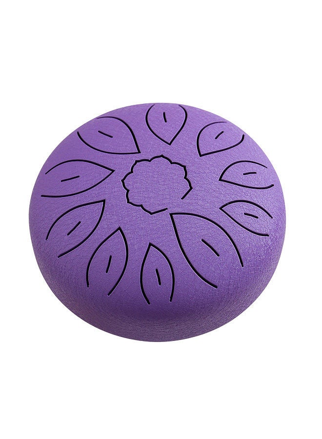 Generic 6-Inch Steel Tongue Drum 11 Notes Handpan Drum C Key with Drum Mallet Finger Picks Percussion Musical Instruments for Meditation Yoga - Image 1