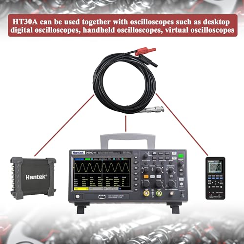 Hantek BNC Cable Test Leads HT30A 3M Heavy Duty Auto Test Line BNC to Banana Head Adapter Cable Input Resistance 50 Ω - Image 4