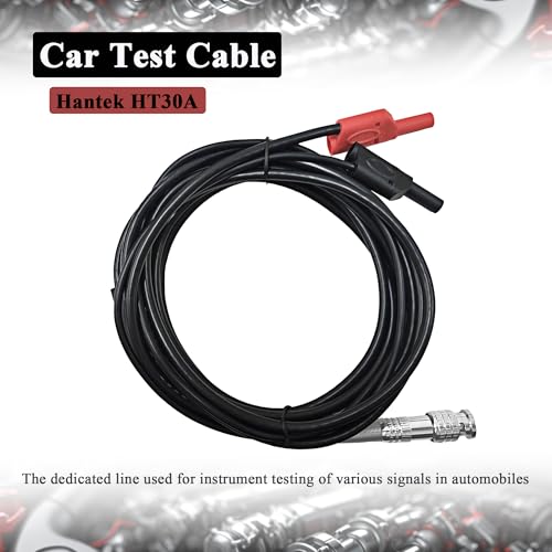 Hantek BNC Cable Test Leads HT30A 3M Heavy Duty Auto Test Line BNC to Banana Head Adapter Cable Input Resistance 50 Ω - Image 2