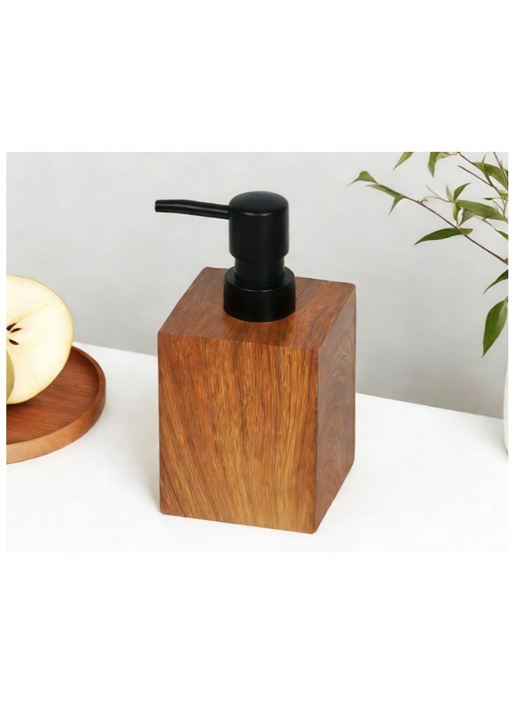 FUKE 1 PCS Soap Dispenser Resin Lotion Jars Push-Type Dispensing Bottles Hand Wash  Shower Gel Bathroom Kitchen Refillable Bottle - Image 2