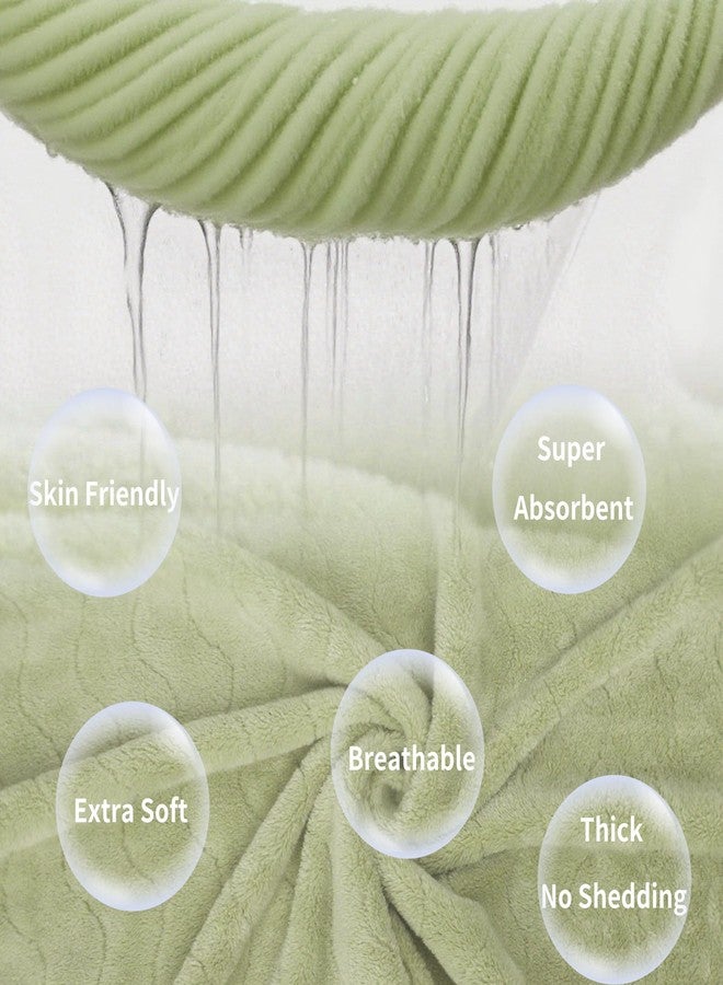 CandyHome 6 PCS Toddler Bath Towel Set for Boy Girl 0-5 Year, 2 PCS Thick Absorbent Hooded Baby Bath Towels Large 55" x 27.5" & 4 PCS Washcloths, Ultra Soft Gift for Infant, Toddler, Kids, Dinosaur & Elephant - Image 5