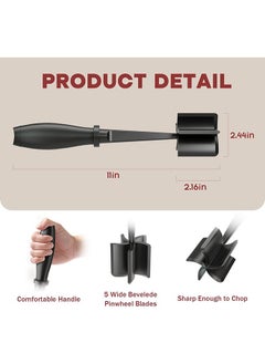 Arabest Meat Chopper, Potato Masher, Multifunctional Heat Resistant Masher and Smasher for Hamburger Meat, Ground Beef, Turkey and More, Ground Meat Chopper Utensil, Non Stick Cookware  - Image 2