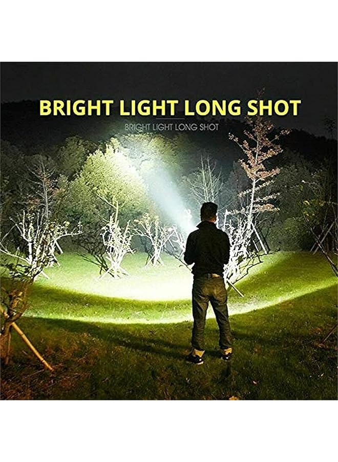 30000 100000 Lumens 3 Modes High Brightness Led Flashlight Most Powerful 50w Xlm P70 Usb Rechargeable Flashlight Torch Water Resistant For Camping/Outdoor/Emergency Flashing And Everyday Use - Image 3