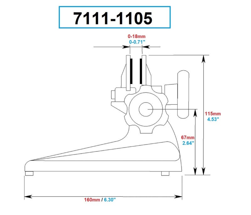 Dasqua 7111-1105 Micrometer Stand - Image 4