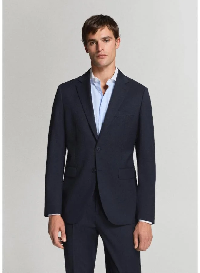 Turin Suit Jacket, 100% Virgin Wool, Slim Fit