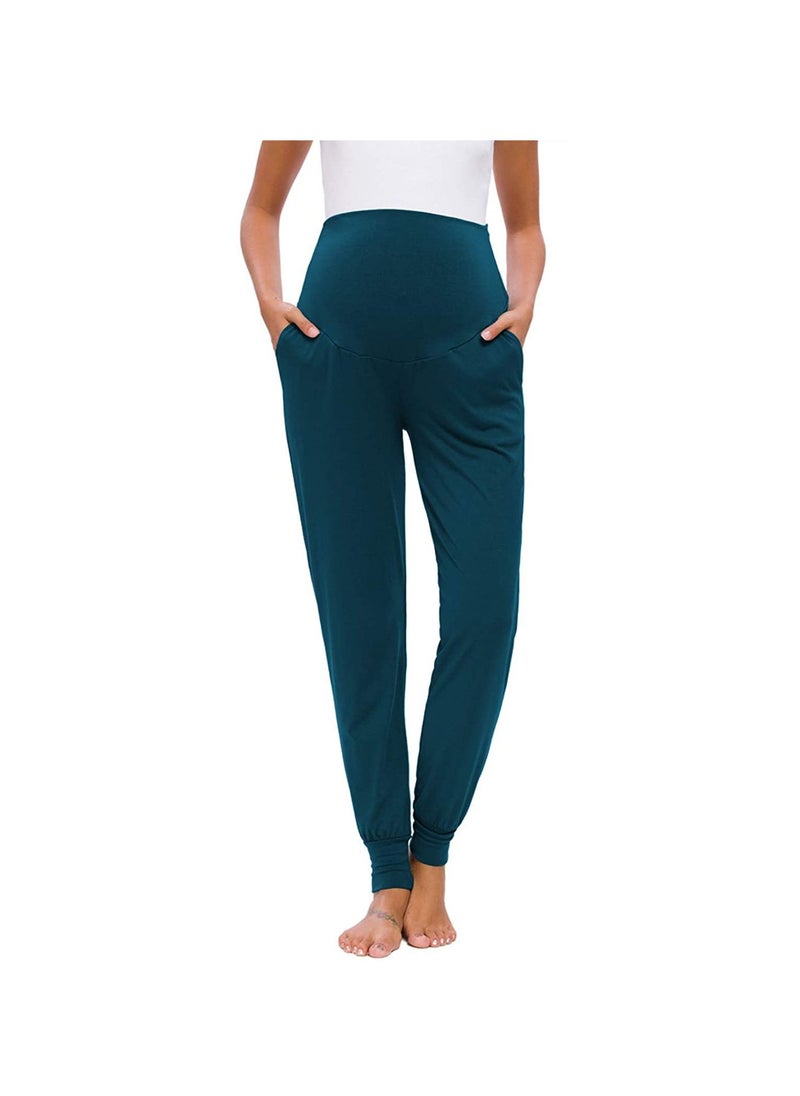 Generic - Women's Maternity Pants Over Belly Lounge Pajamas Clothes Pregnancy Must Haves Joggers with Pockets - Image 1