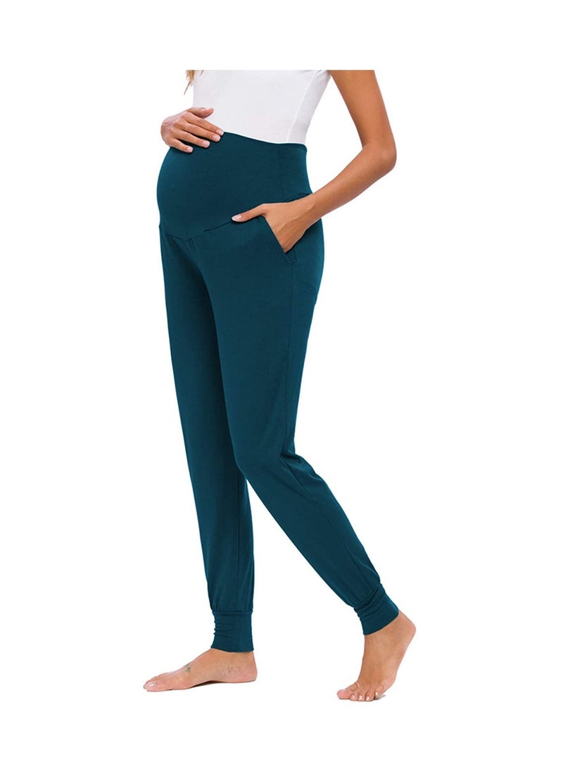 Generic - Women's Maternity Pants Over Belly Lounge Pajamas Clothes Pregnancy Must Haves Joggers with Pockets - Image 1
